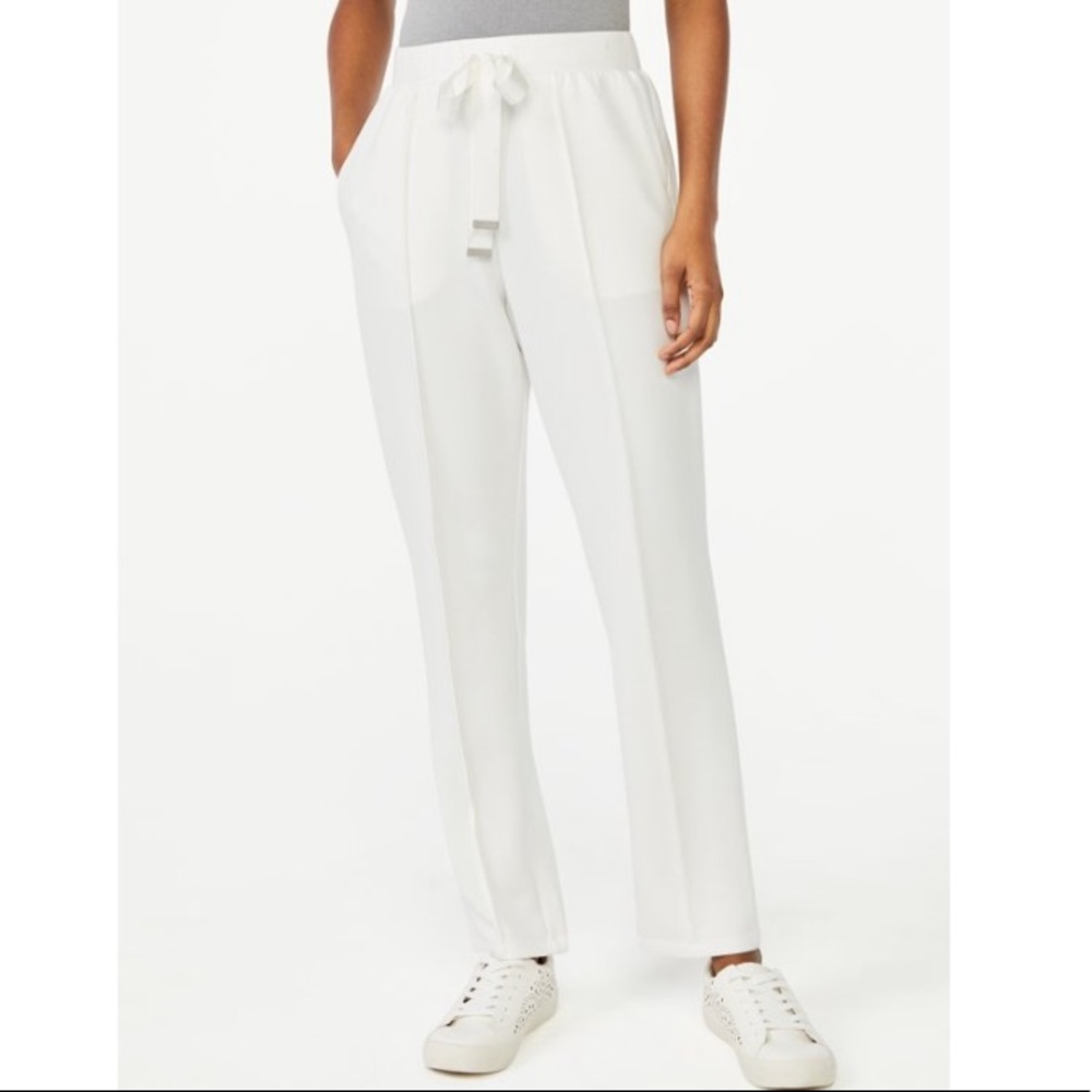 Scoop Tie Front Track Pants